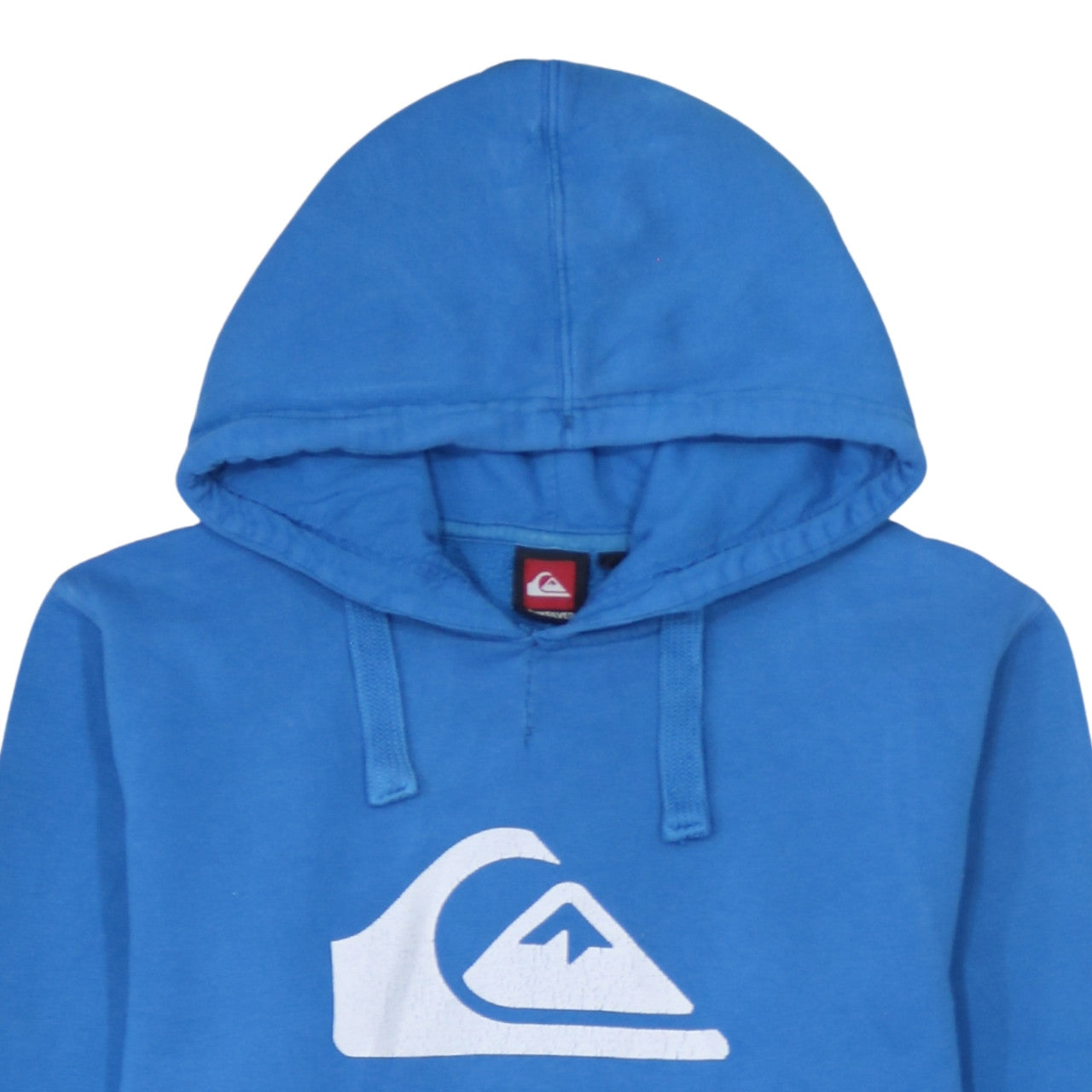 Quiksilver Men's Blue Pullover Hoodie M Logo Surf Style