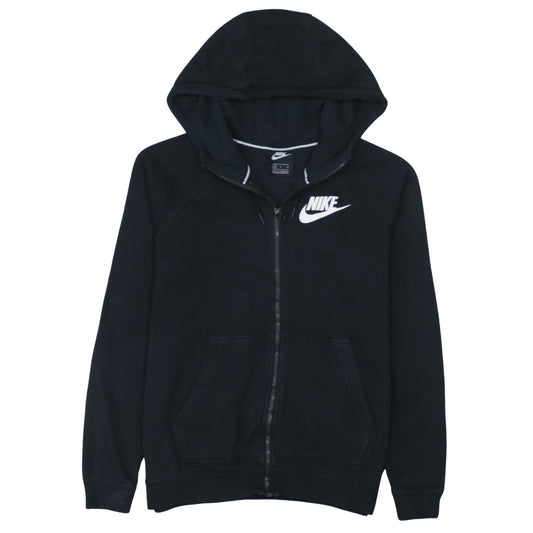 Nike Men's Black Full Zip Hoodie Size S Fleece Sportswear