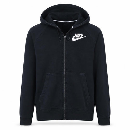Nike Men's Black Full Zip Hoodie Size S Fleece Sportswear
