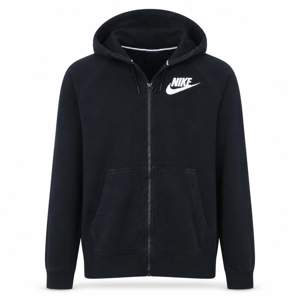 Nike Men's Black Full Zip Hoodie Size S Fleece Sportswear