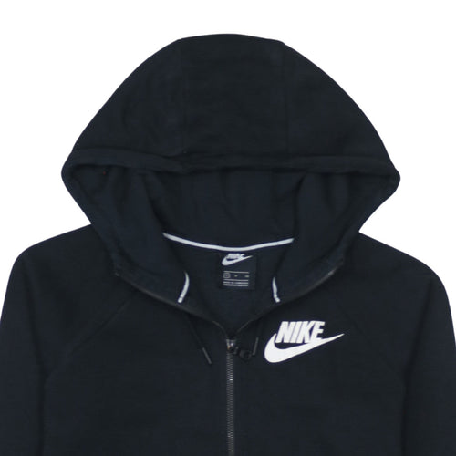 Nike Men's Black Full Zip Hoodie Size S Fleece Sportswear