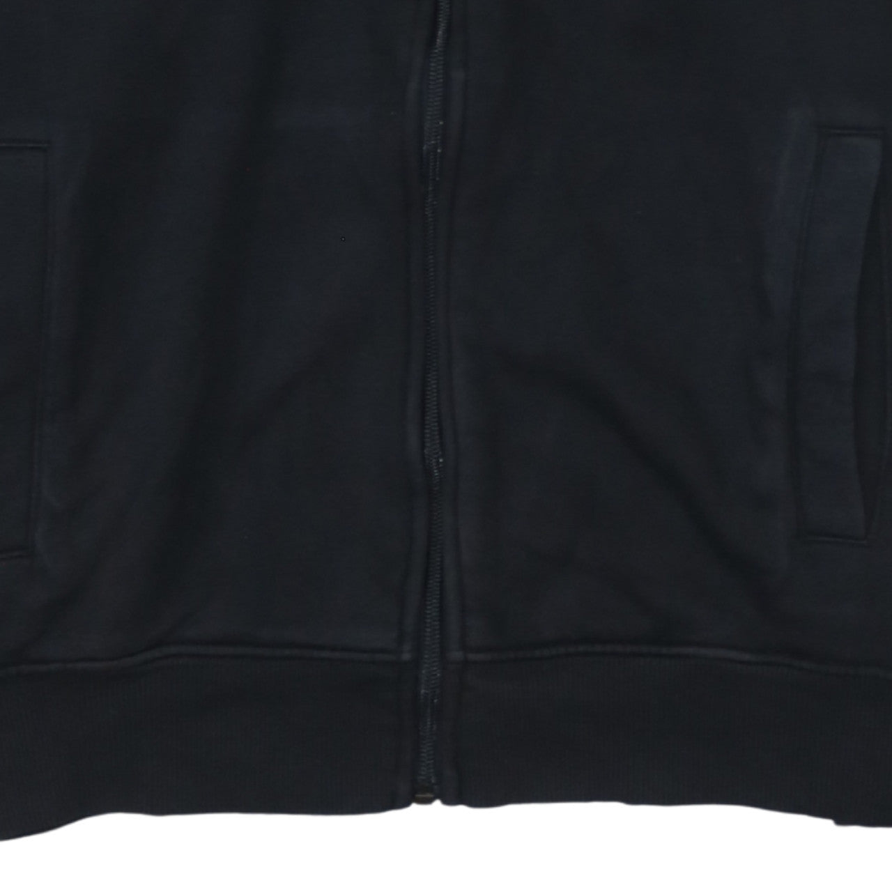 Puma Men's Black Full Zip Hoodie Size S Sportswear Logo Fleece