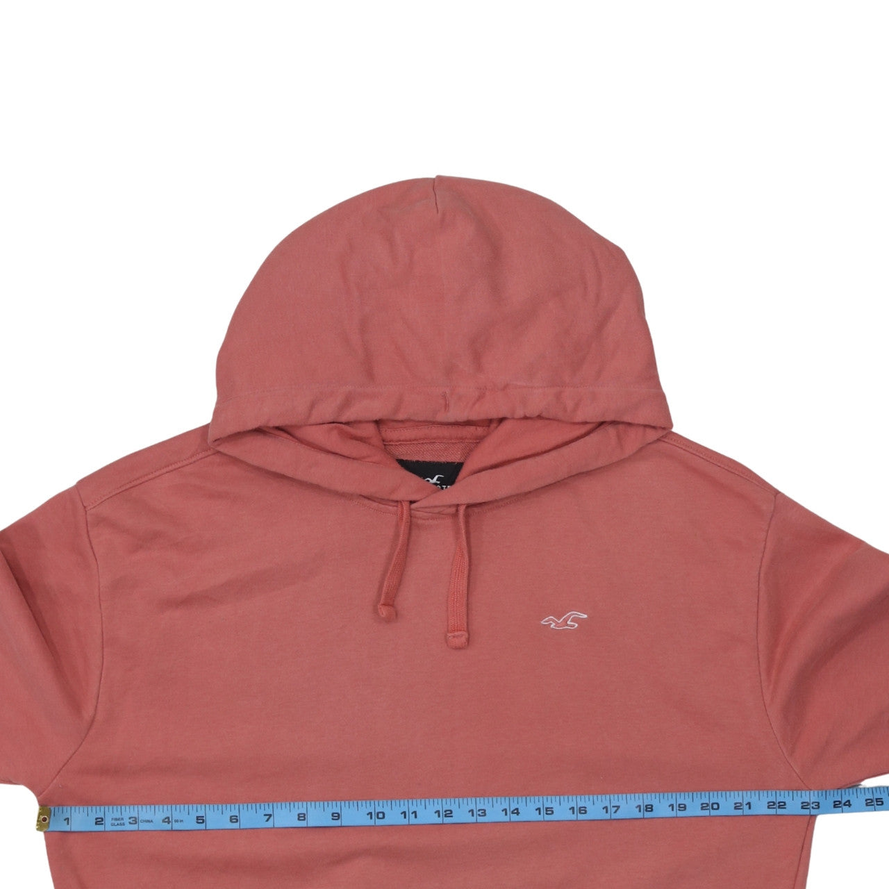 Hollister Men’s Pink Pullover Hoodie XL Cotton Blend Fleece