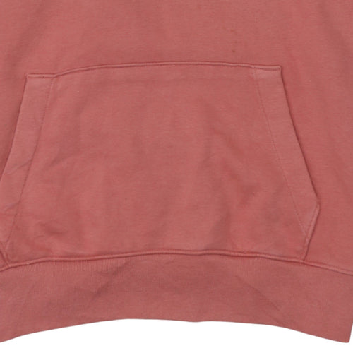 Hollister Men’s Pink Pullover Hoodie XL Cotton Blend Fleece