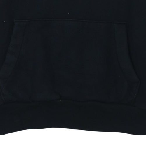 Hollister Women’s Black and White Pullover Hoodie XS