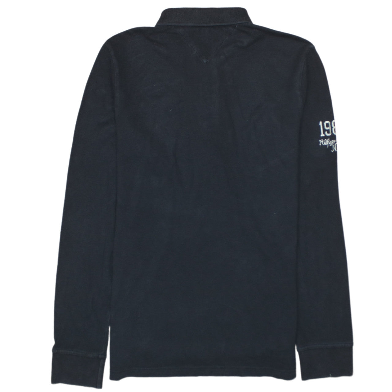 Tommy Hilfiger Men's Black Long Sleeve Polo Shirt Size M