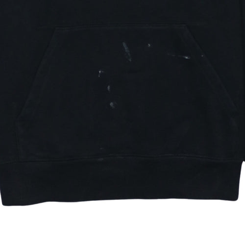 Carhartt Men’s Black Rock Pullover Hoodie Medium Graphic Fleece