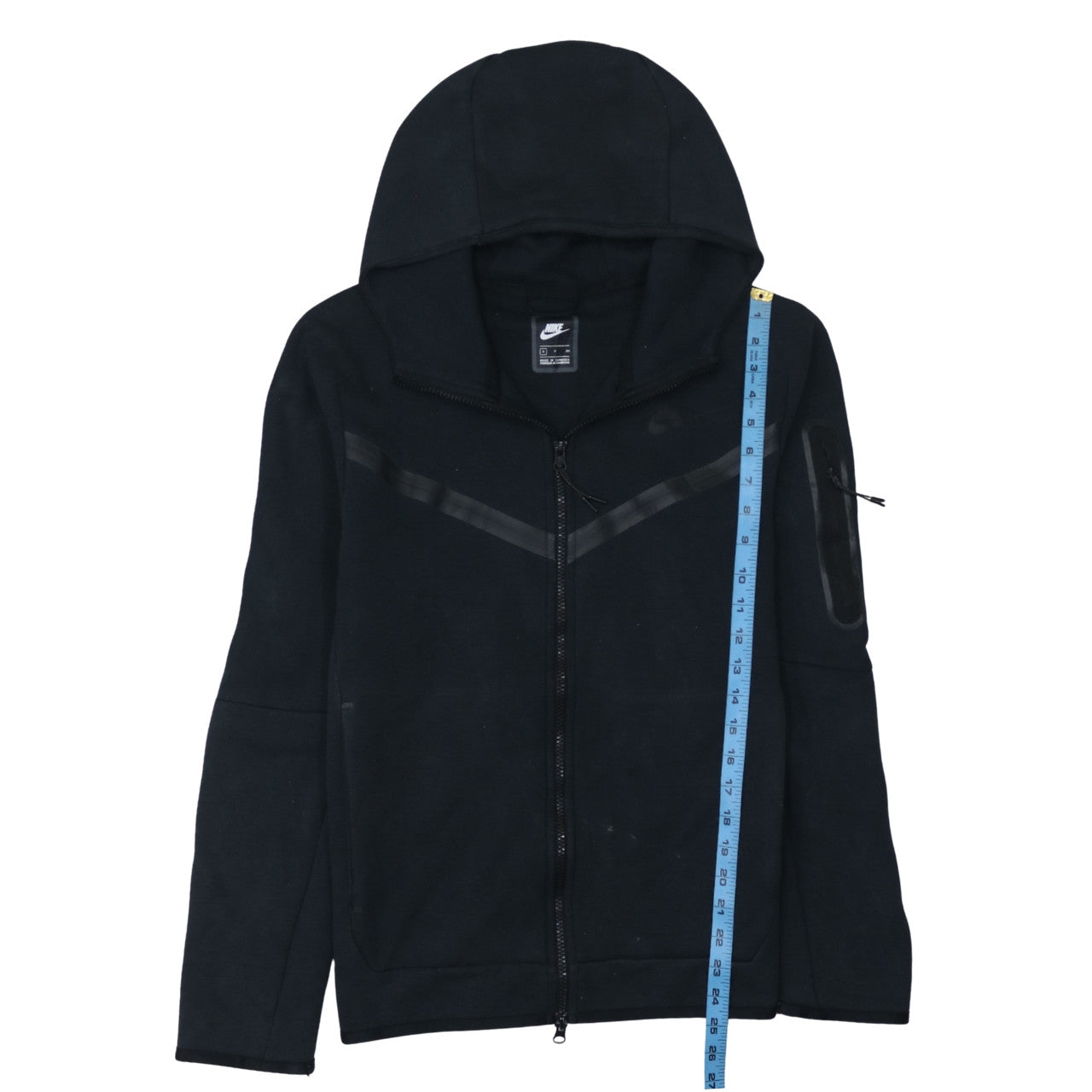 Nike Men's Black Full Zip Hoodie Small Sportswear Fleece