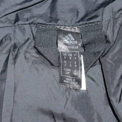 adidas Men’s Black Windbreaker Hooded Jacket Size S