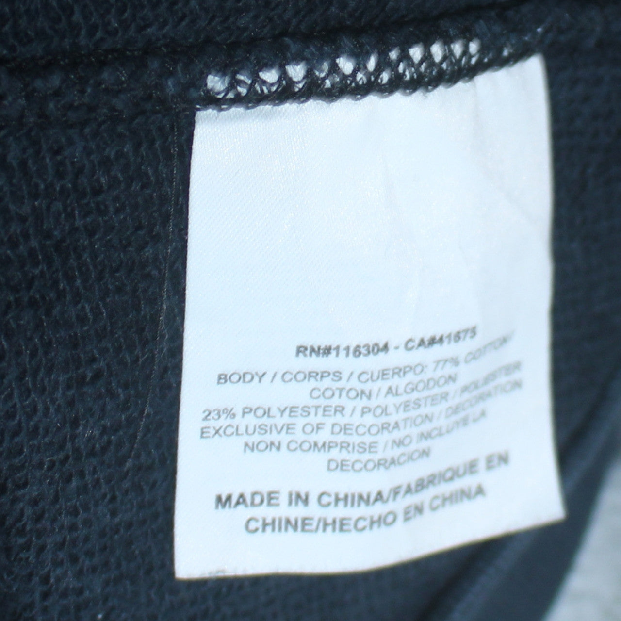 Converse Men's Blue Grey Full Zip Sweatshirt Size L