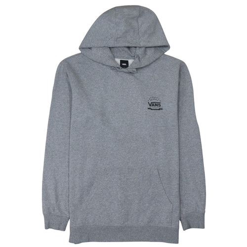 Vans Mens Grey Pullover Hoodie Large Graphic Print Skate Style