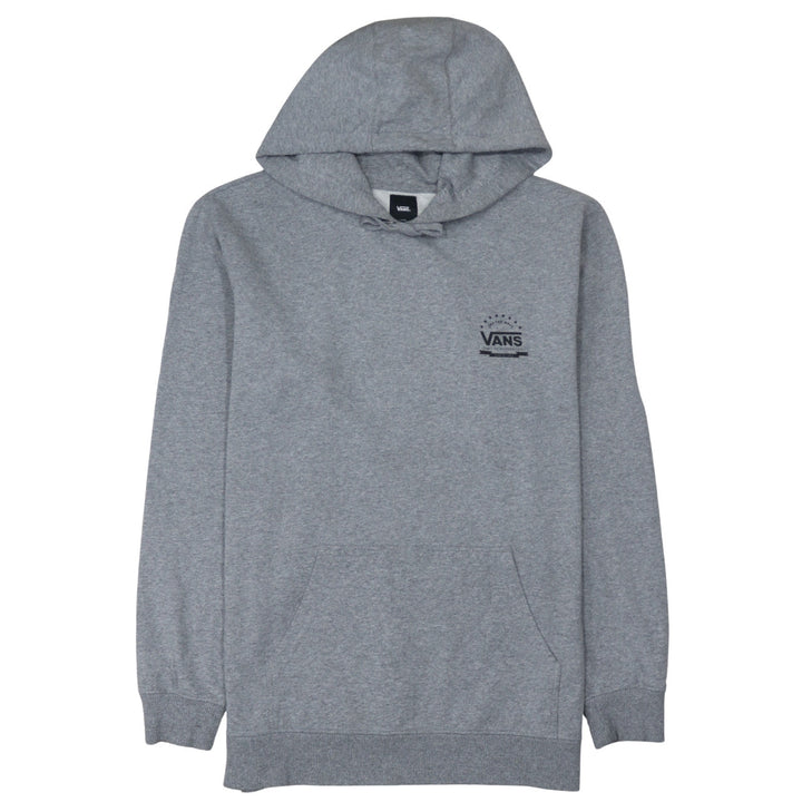 Vans Mens Grey Pullover Hoodie Large Graphic Print Skate Style