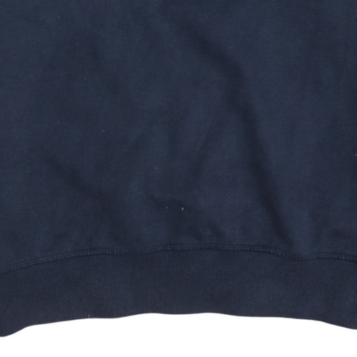 Hilfiger Denim Men's Blue Crew Neck Logo Sweatshirt Size S