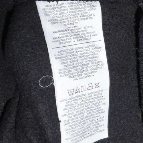 Nike Men's Black Gold Logo Pullover Sweatshirt M