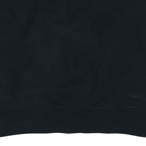 Nike Men's Black Gold Logo Pullover Sweatshirt M