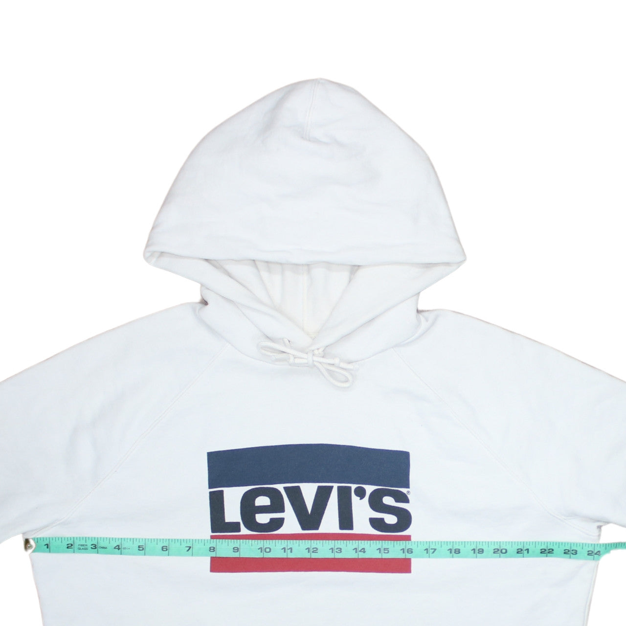 Levi's Men's White Logo Pullover Hoodie Size L