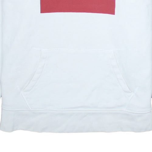 Levi's Men's White Logo Pullover Hoodie Size L
