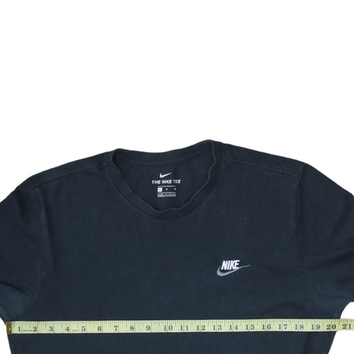 Nike Men's Black Crew Neck Short Sleeve Cotton T-Shirt M