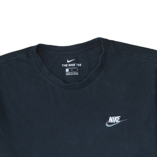 Nike Men's Black Crew Neck Short Sleeve Cotton T-Shirt M