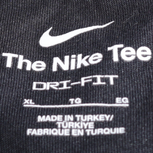 Nike Men's Black Dri-FIT Crew Neck Short Sleeve T-Shirt XL