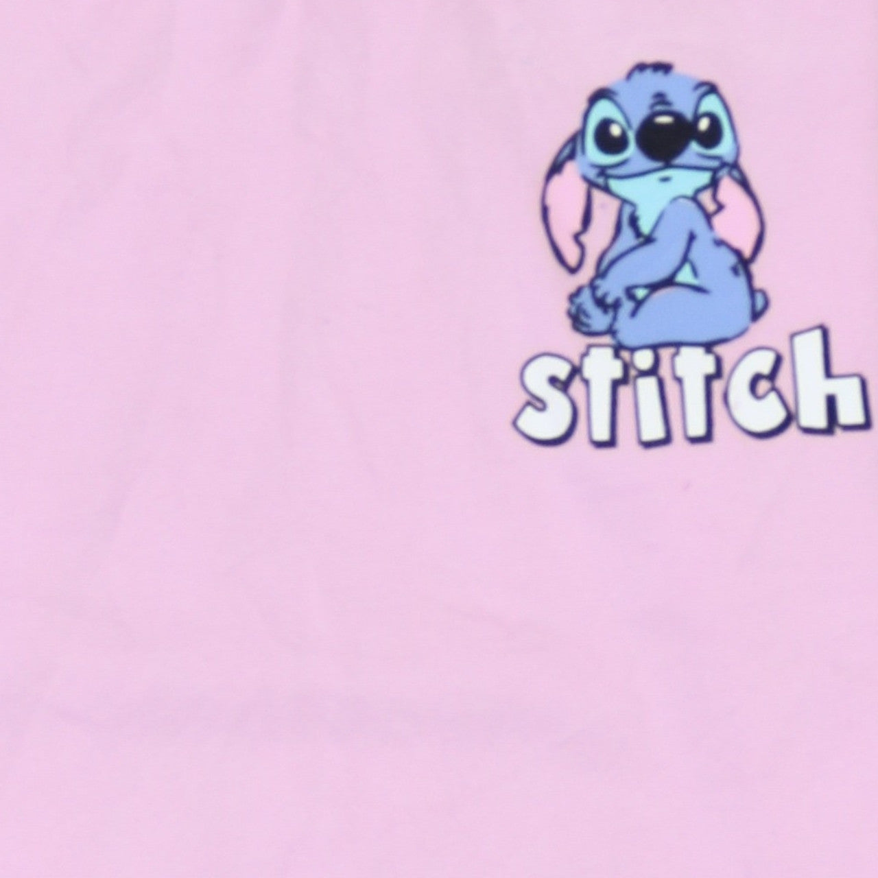 Primark Girls Pink Stitch Pullover Hoodie 14-15 Years Disney Graphic