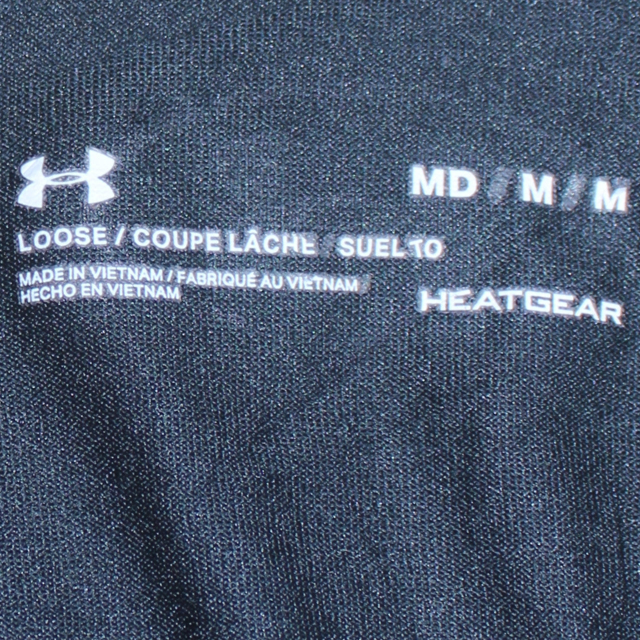 Under Armour Mens Black 1/4 Zip Long Sleeve Training Top Size M