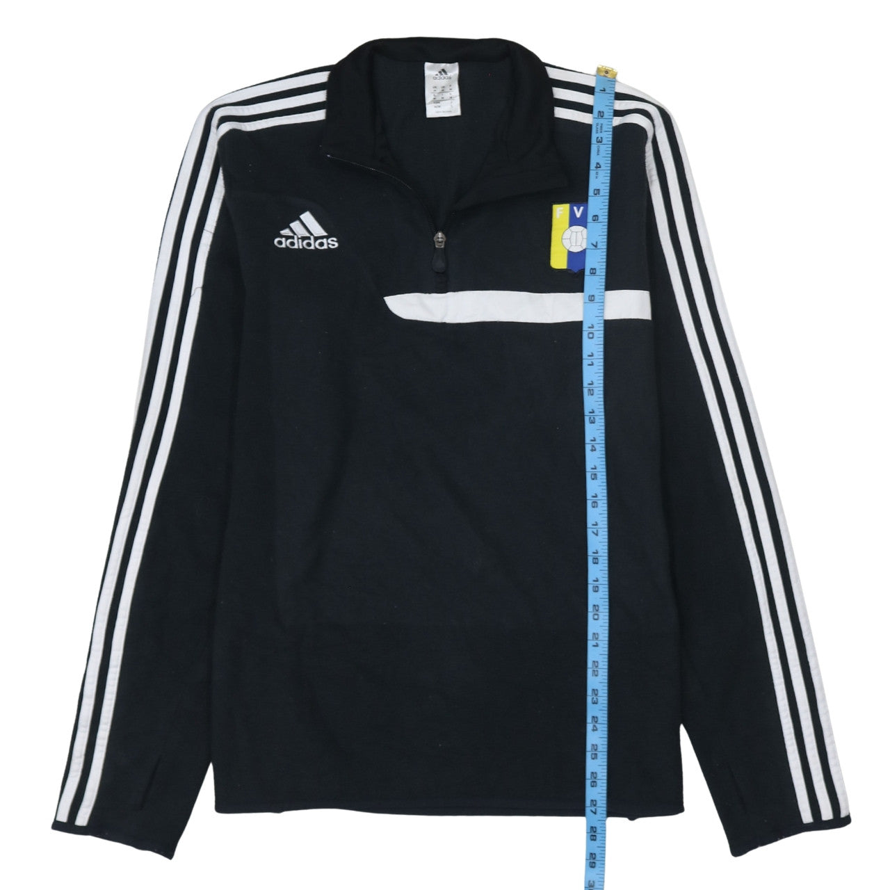 Adidas Men’s Black Venezuela FVF 1/2 Zip Sweatshirt M Regular Fit