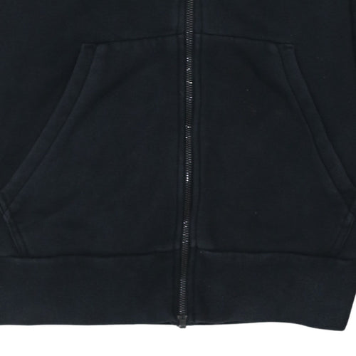 Adidas Men's Black Full Zip Hoodie Small Logo Sportswear