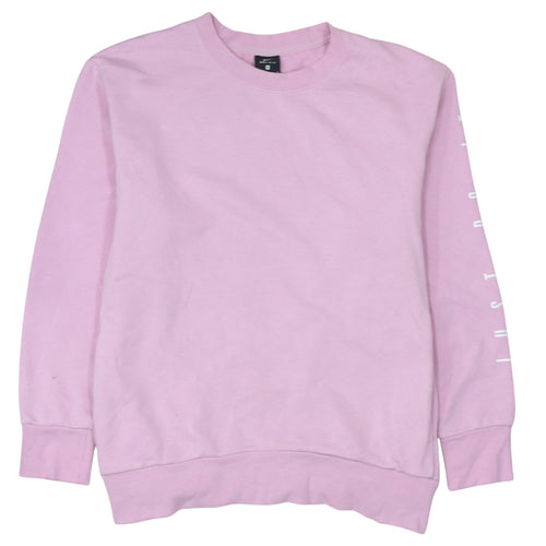 Nike Women’s Pink Dri-Fit Crew Neck Pullover Sweatshirt Size M