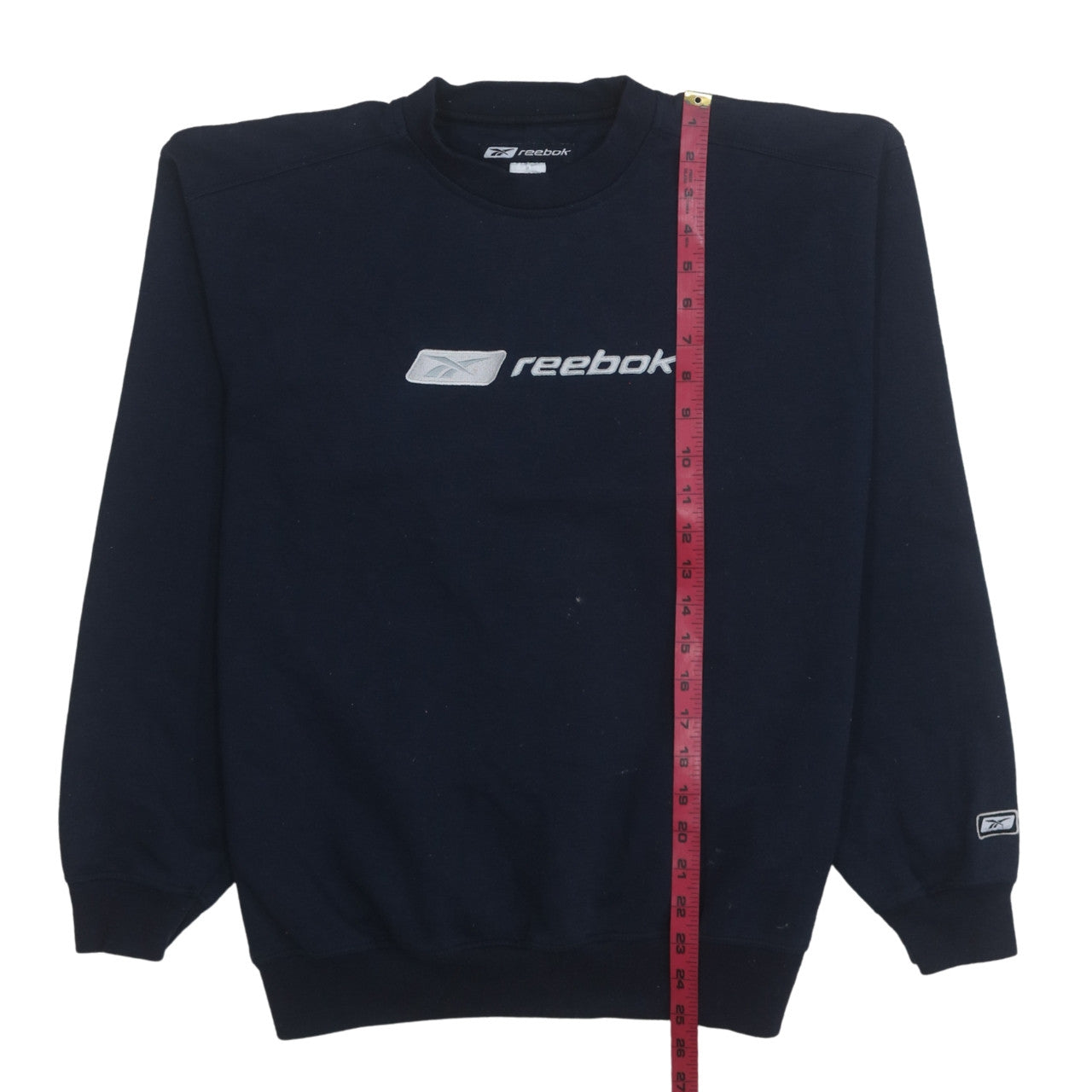 Reebok Men's Blue Crew Neck Pullover Sweatshirt Size S Regular Fit