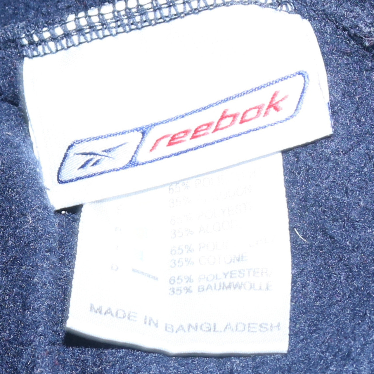 Reebok Men's Blue Crew Neck Pullover Sweatshirt Size S Regular Fit
