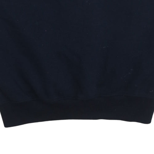 Reebok Men's Blue Crew Neck Pullover Sweatshirt Size S Regular Fit
