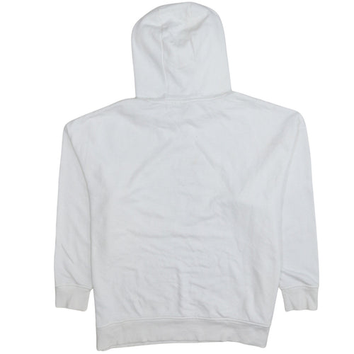 2Pac Womens White Hoodie Size Small Drawstring Hooded Pullover Graphic Print