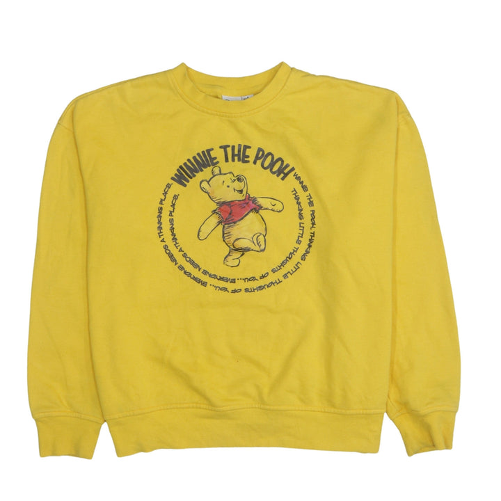 Disney Women’s Yellow Winnie the Pooh Sweatshirt UK 10/12
