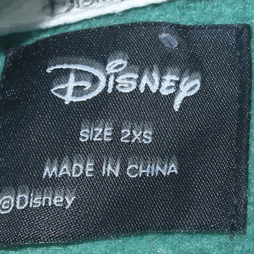 Disney x Primark Womens Green Mickey Mouse Pullover Sweatshirt 2XS