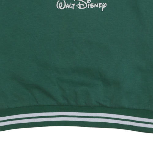 Disney x Primark Womens Green Mickey Mouse Pullover Sweatshirt 2XS