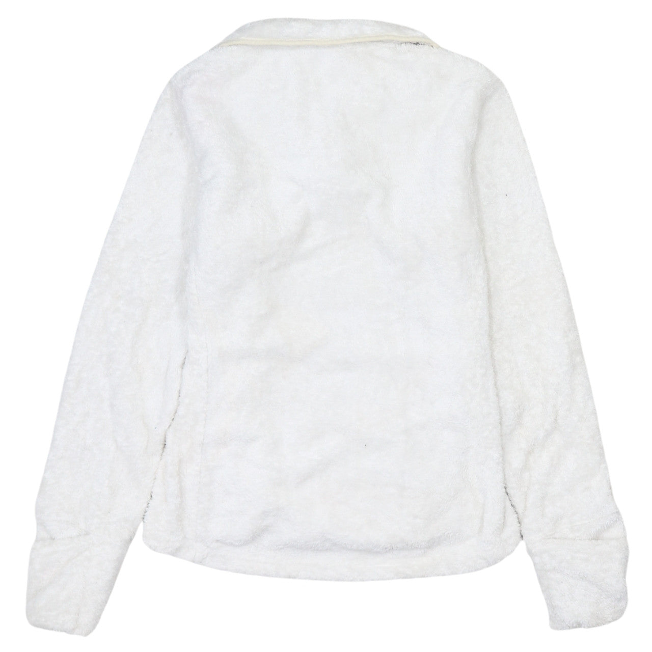 The North Face Womens White XS 1/4 Zip Fleece Pullover Sweatshirt