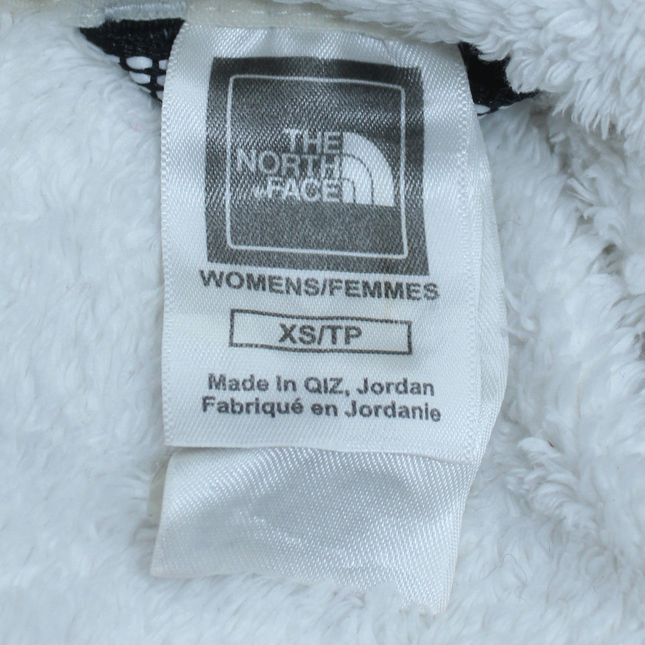 The North Face Womens White XS 1/4 Zip Fleece Pullover Sweatshirt