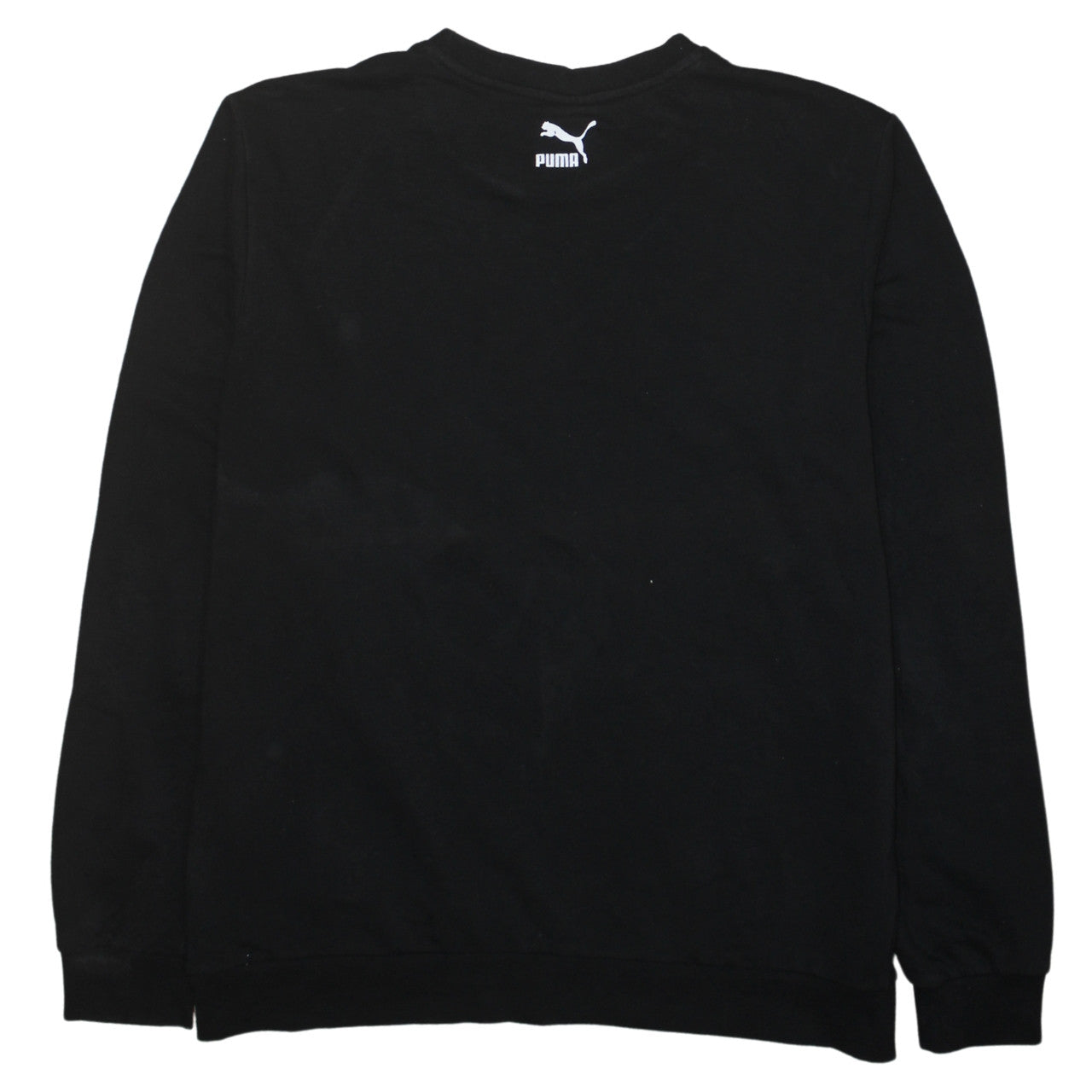 Puma Men's Black Praha Logo Pullover Sweatshirt L