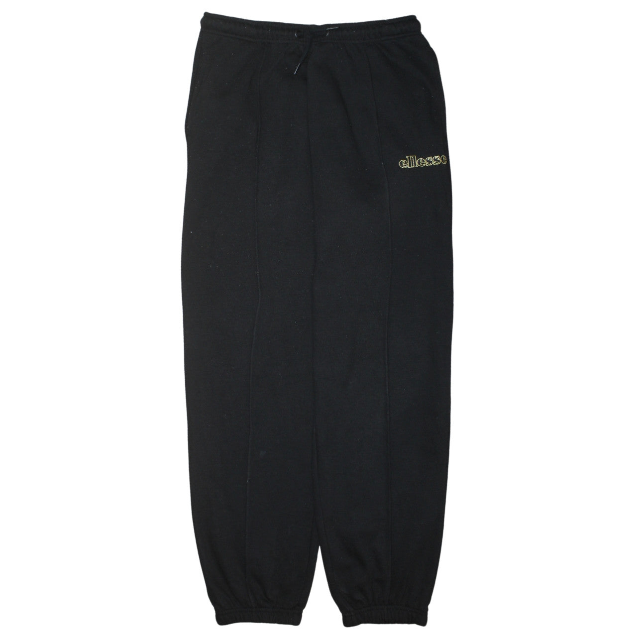 Ellesse Men's Black Fleece Sweatpants L Regular Fit Joggers