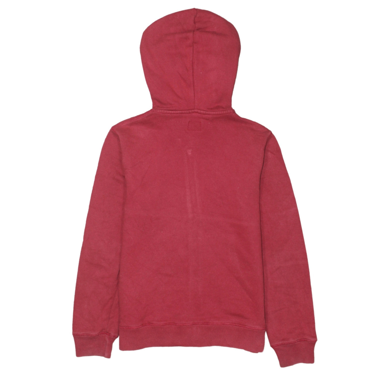 C.P. Company Boys Red Full Zip Hoodie 10 Years 100% Cotton Casual