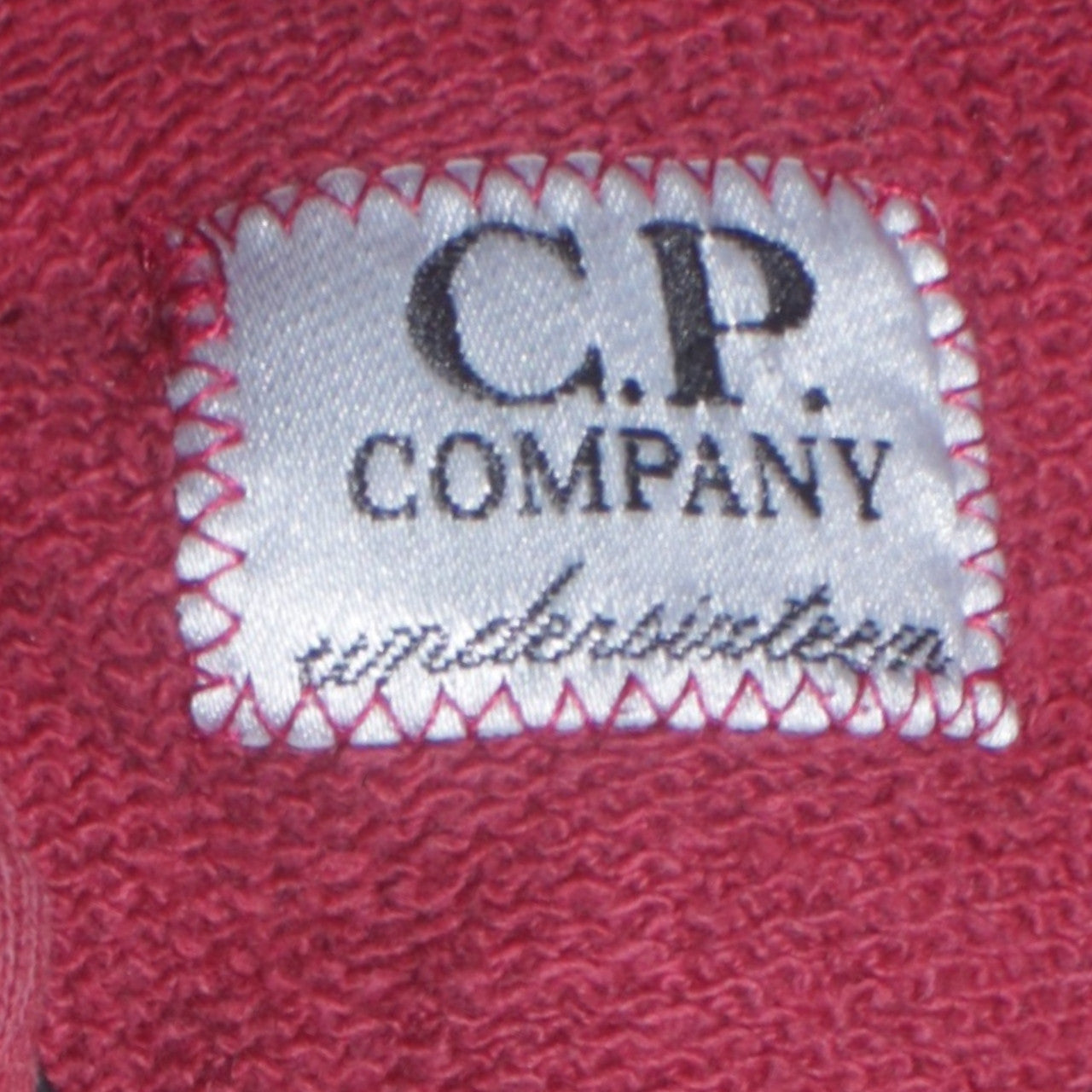 C.P. Company Boys Red Full Zip Hoodie 10 Years 100% Cotton Casual