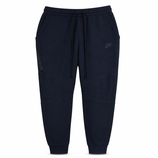 Front view of Nike Men's Blue XL Jogger Sweatpants Fleece Tapered Fit
