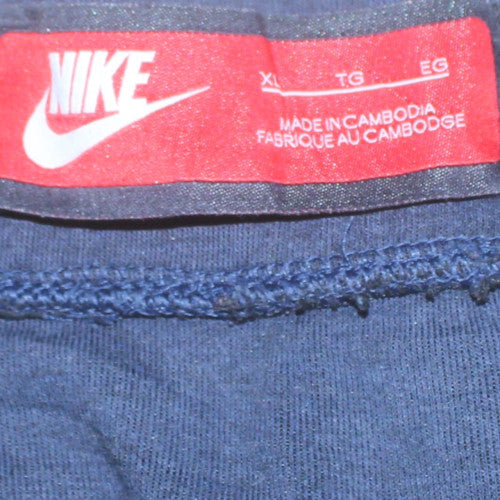 Nike Men's Blue XL Jogger Sweatpants Fleece Tapered Fit