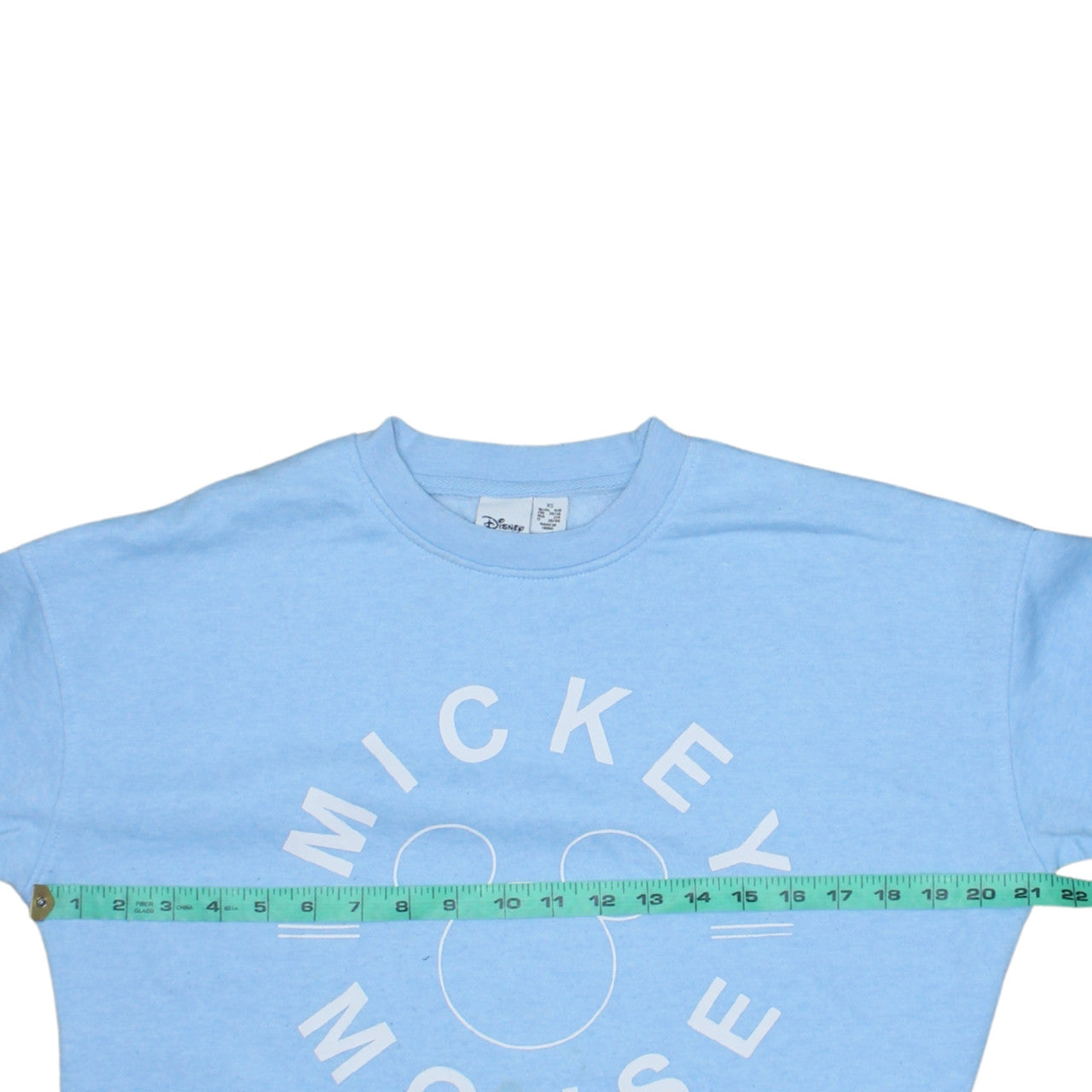 Disney Women Blue Mickey Mouse Pullover Sweatshirt XS