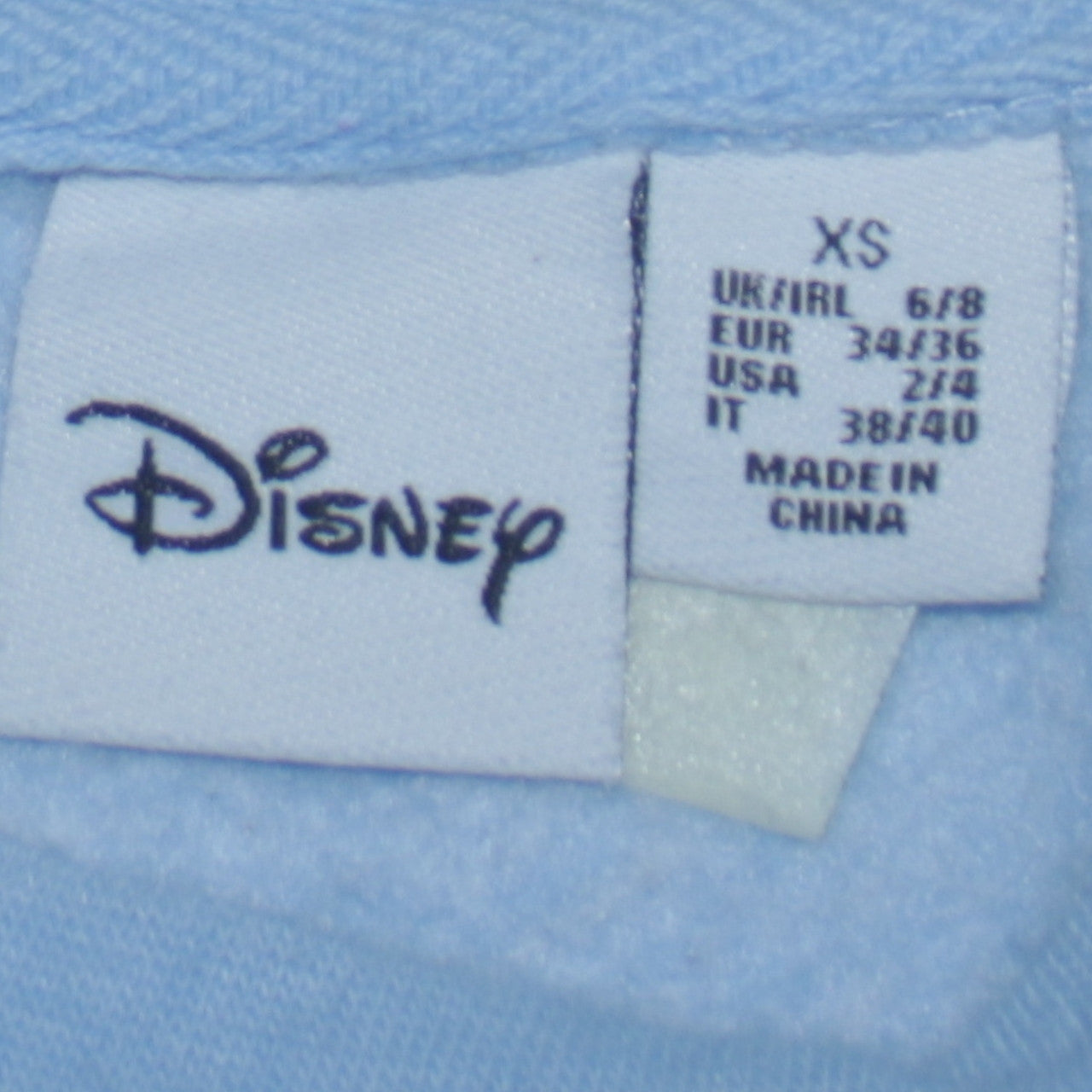 Disney Women Blue Mickey Mouse Pullover Sweatshirt XS