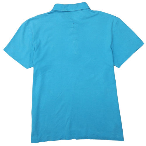 Ralph Lauren Men’s Blue Featherweight Mesh Cotton Polo Shirt Size L