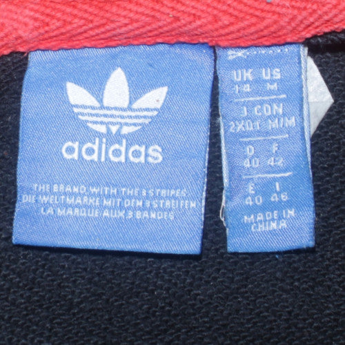 Adidas Womens Multicoloured Striped Pullover Hoodie Size M