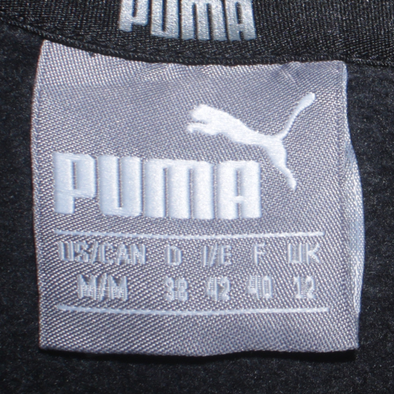 Puma Womens Black Logo Pullover Hoodie Size 12