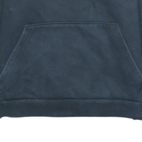 Puma Womens Black Logo Pullover Hoodie Size 12